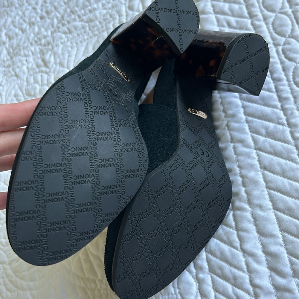 Like New Vionic Lacey Tortoise Block Heel Slingba… - image 4